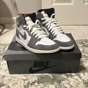 Jordan 1 Retro High OG Washed Black Sneakers